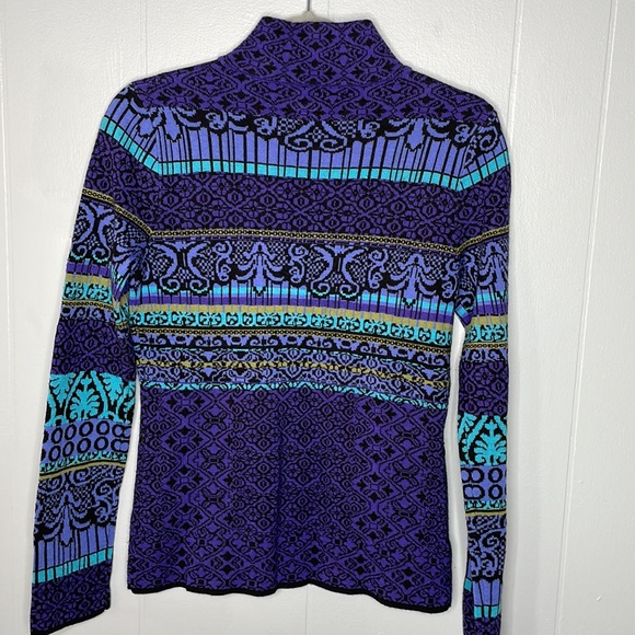 Icelandic Designs Fair Isle Sweater Sz S - Picture 6 of 10